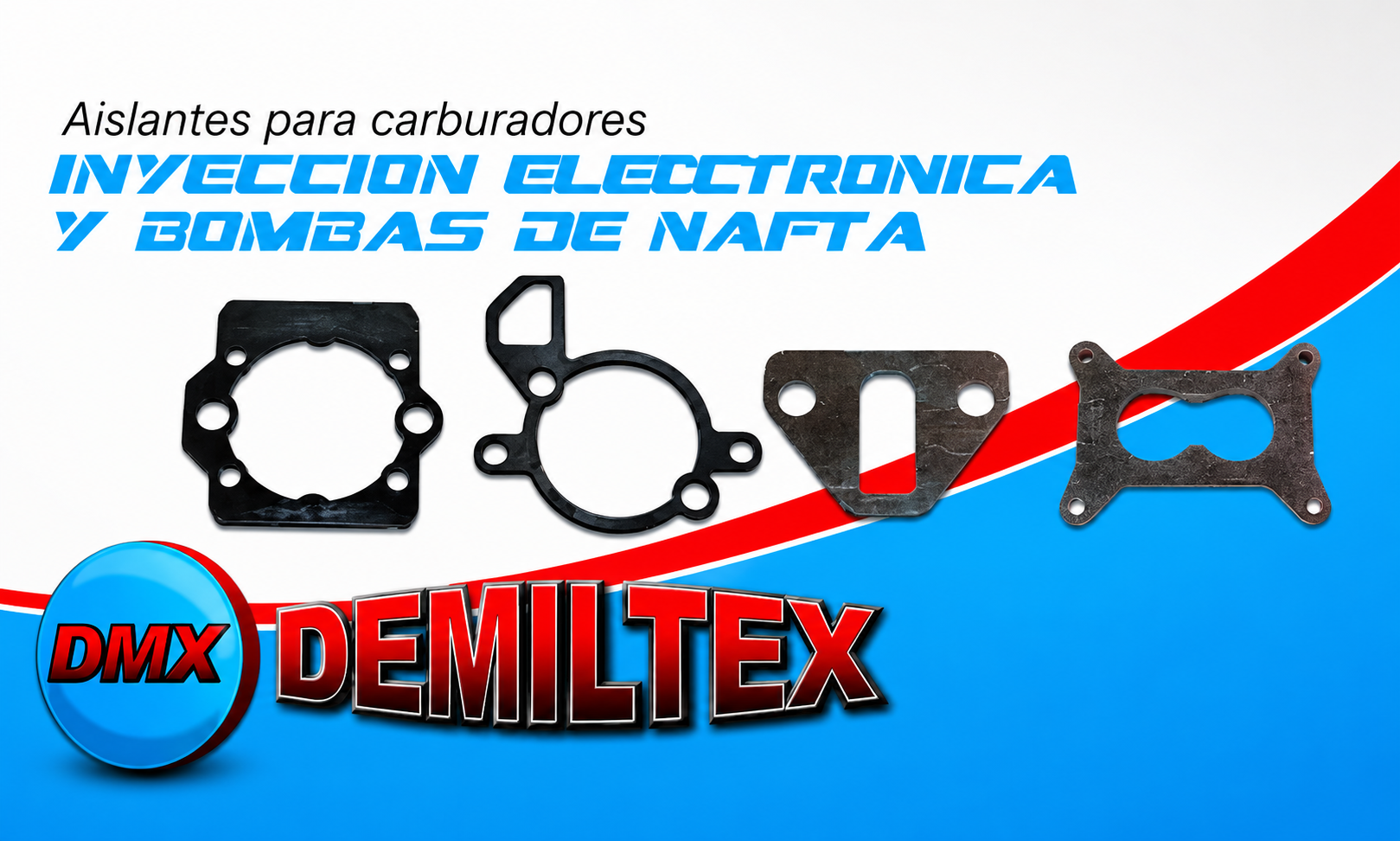 Aislantes para carburadores, inyección electrónica y bombas de nafta